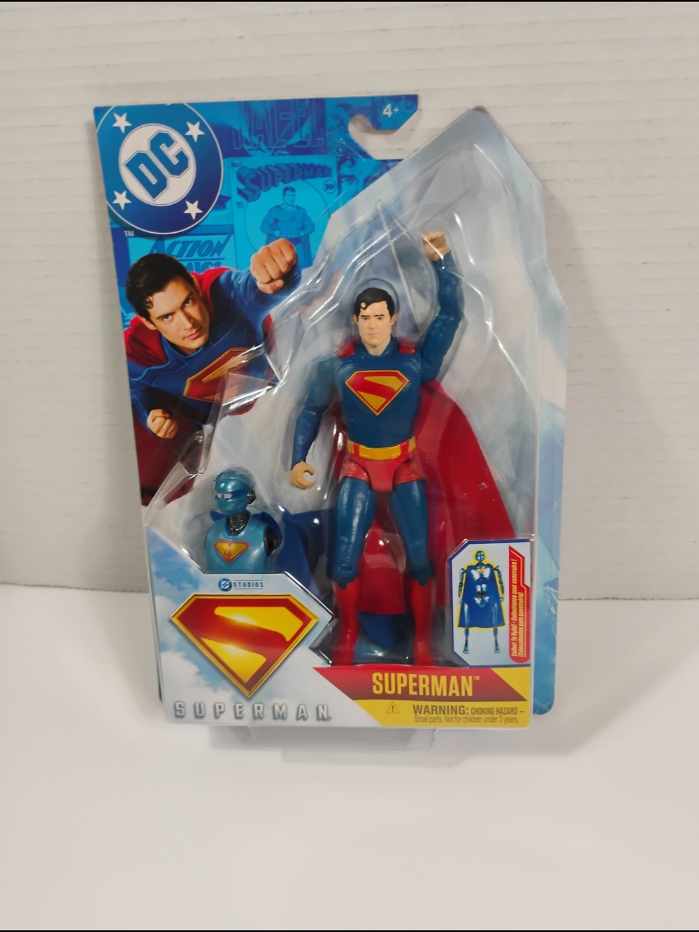 DC Superman Action Figure - Blue, Red, Yellow